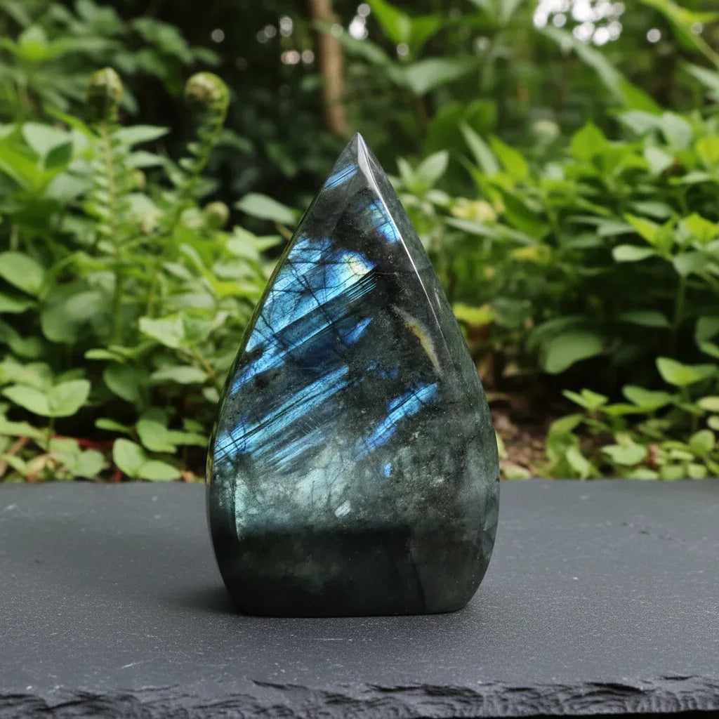 Flamme en Labradorite bleue 183g (PRGFL747) - ENAE Minéraux