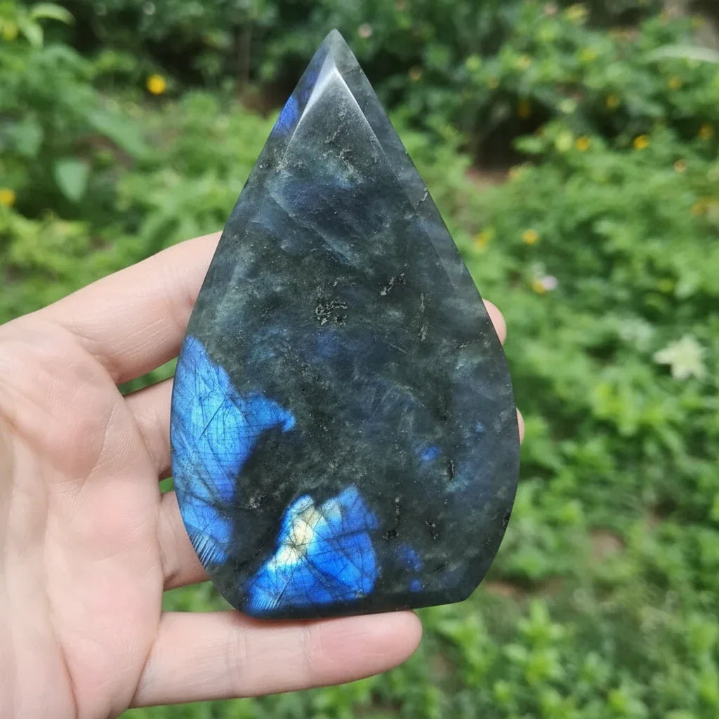 Flamme en Labradorite bleue 269g (PRGFL749) - ENAE Minéraux