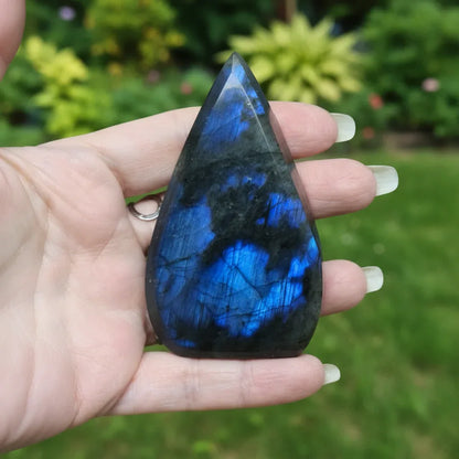 Flamme en Labradorite bleue 127g (PRGFL746) - ENAE Minéraux