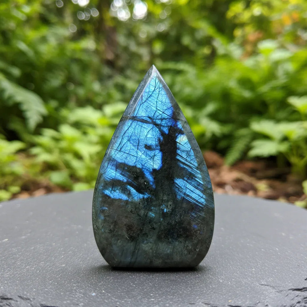 Flamme en Labradorite bleue 183g (PRGFL747) - ENAE Minéraux