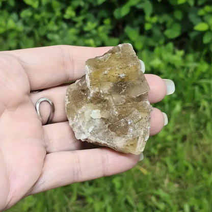 Fluorite jaune brute 81g (MB512)