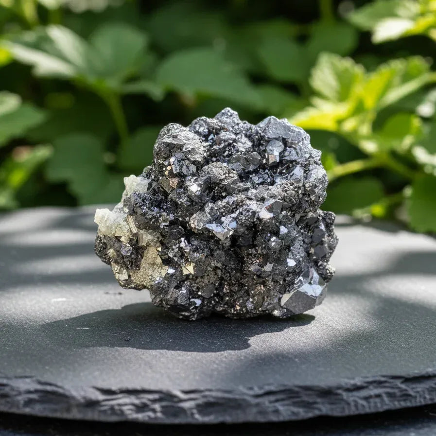 Galène, Pyrite et Quartz brut 70g (MB476)