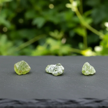 Lot de 3 Péridot bruts (MB566)