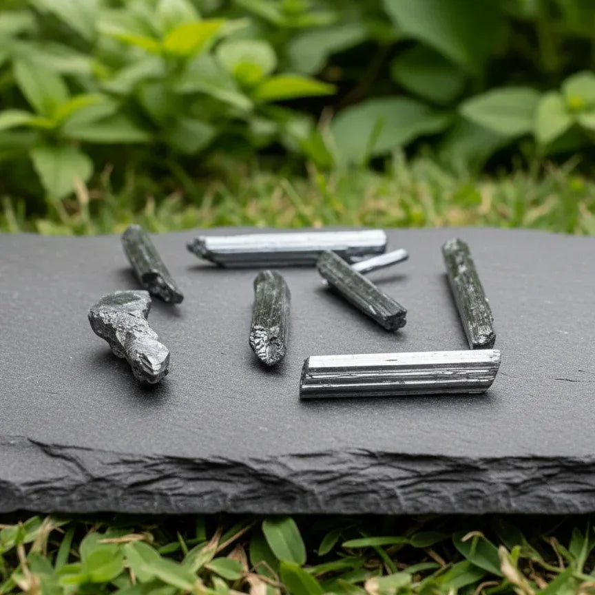 Lot de 7 petites Stibine brutes (MB565-2)