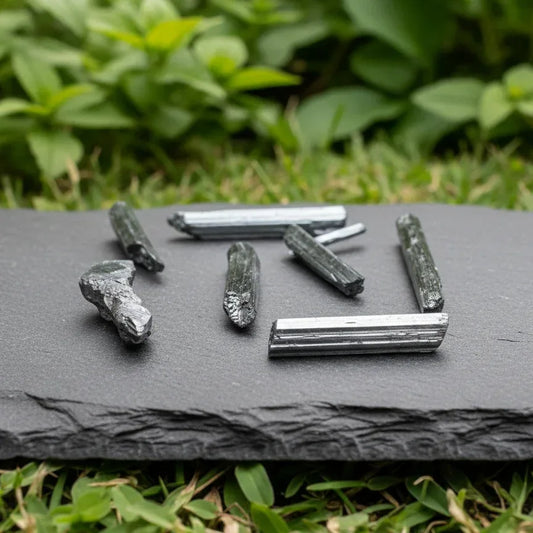 Lot de 7 petites Stibine brutes (MB565-2)