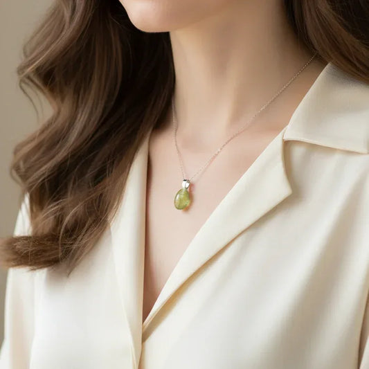 Pendentif en Apatite jaune (PE2065)