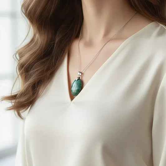 Pendentif en Larsonite (Jaspe) (PE2055)