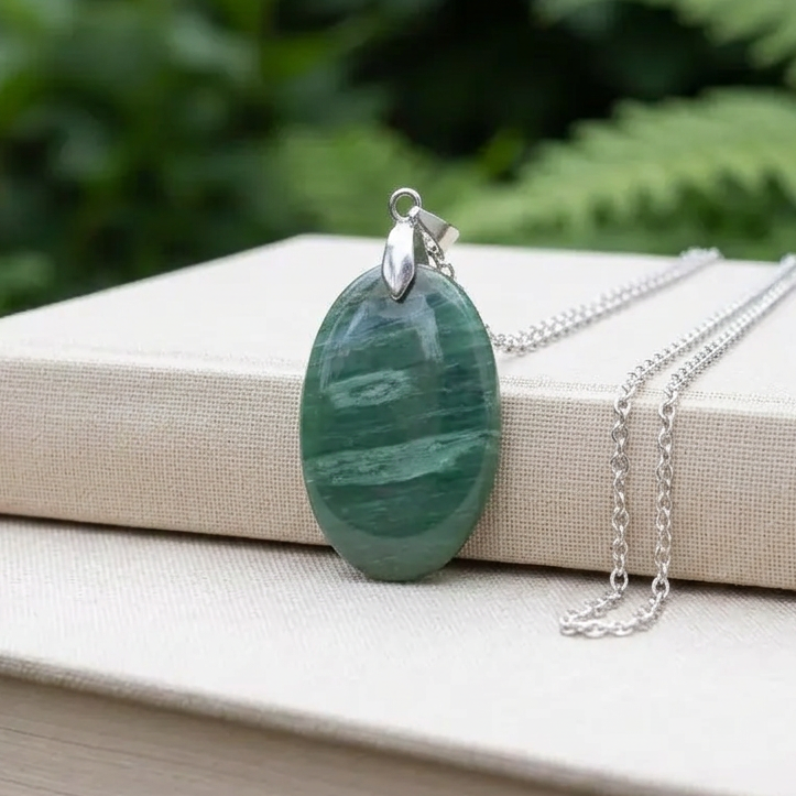 Pendentif en Larsonite (Jaspe) (PE2055)