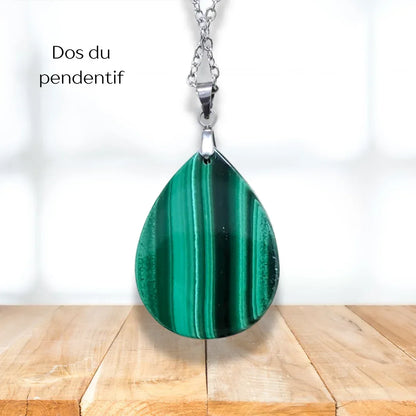 Pendentif en Malachite (PE2080)