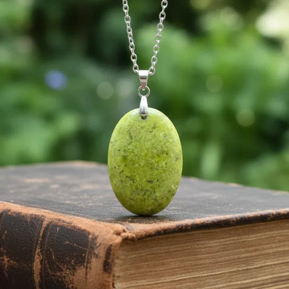 Pendentif en Opale verte (PE2059)