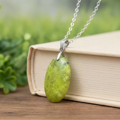 Pendentif en Opale verte (PE2057)