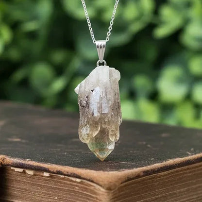 Pendentif en pointe de Citrine brute (PE2068)