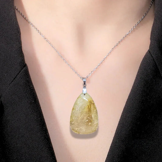 Pendentif en Quartz Rutile (PE1526)