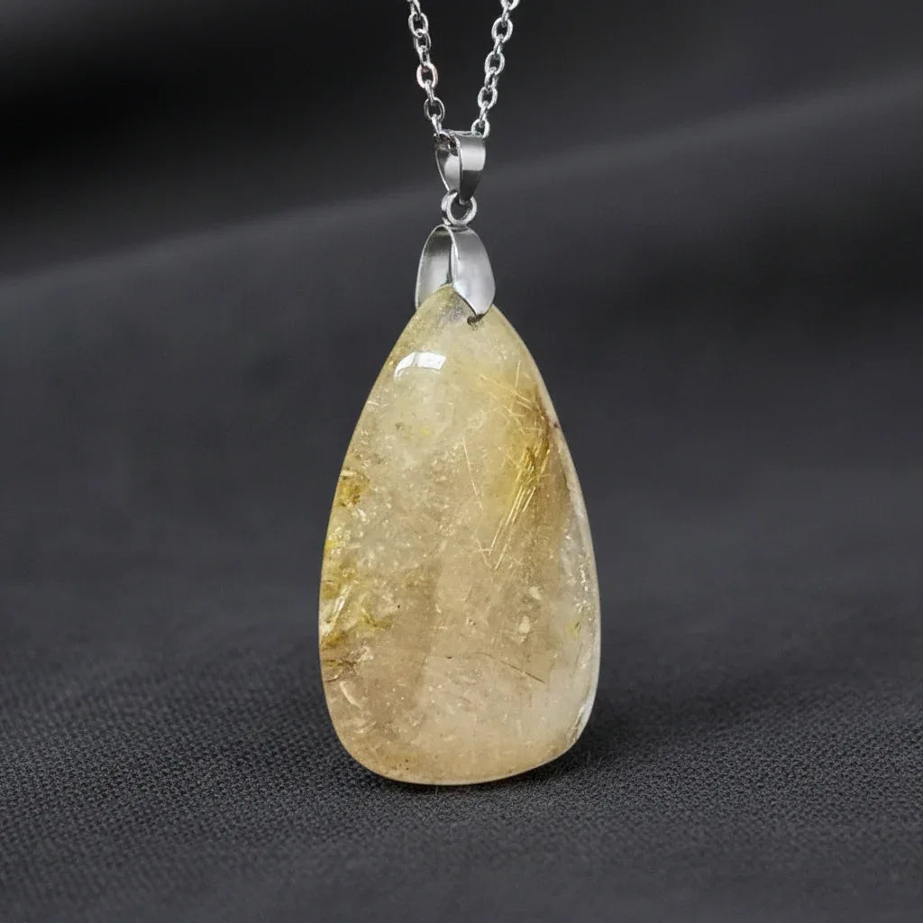 Pendentif en Quartz Rutile (PE1526)