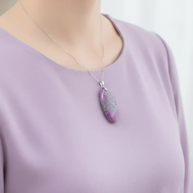 Pendentif en Rubis et Sillimanite (PE2085)