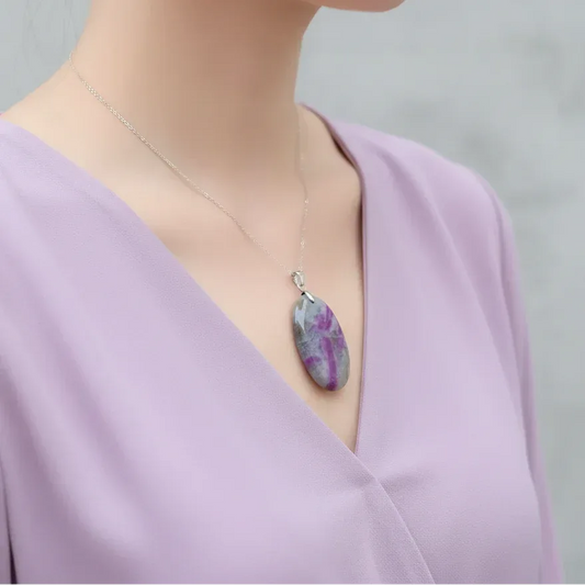 Pendentif en Rubis et Sillimanite (PE2084)