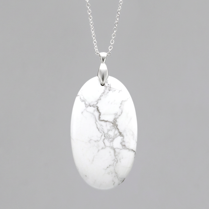 Pendentif en Howlite (PE781)