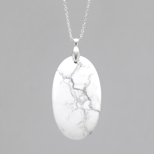 Pendentif en Howlite (PE781)