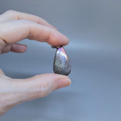 Pendentif en Labradorite violette (PE2151)