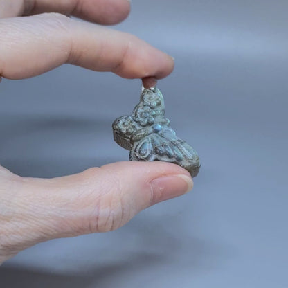 Pendentif papillon en Labradorite (PE1997-1)