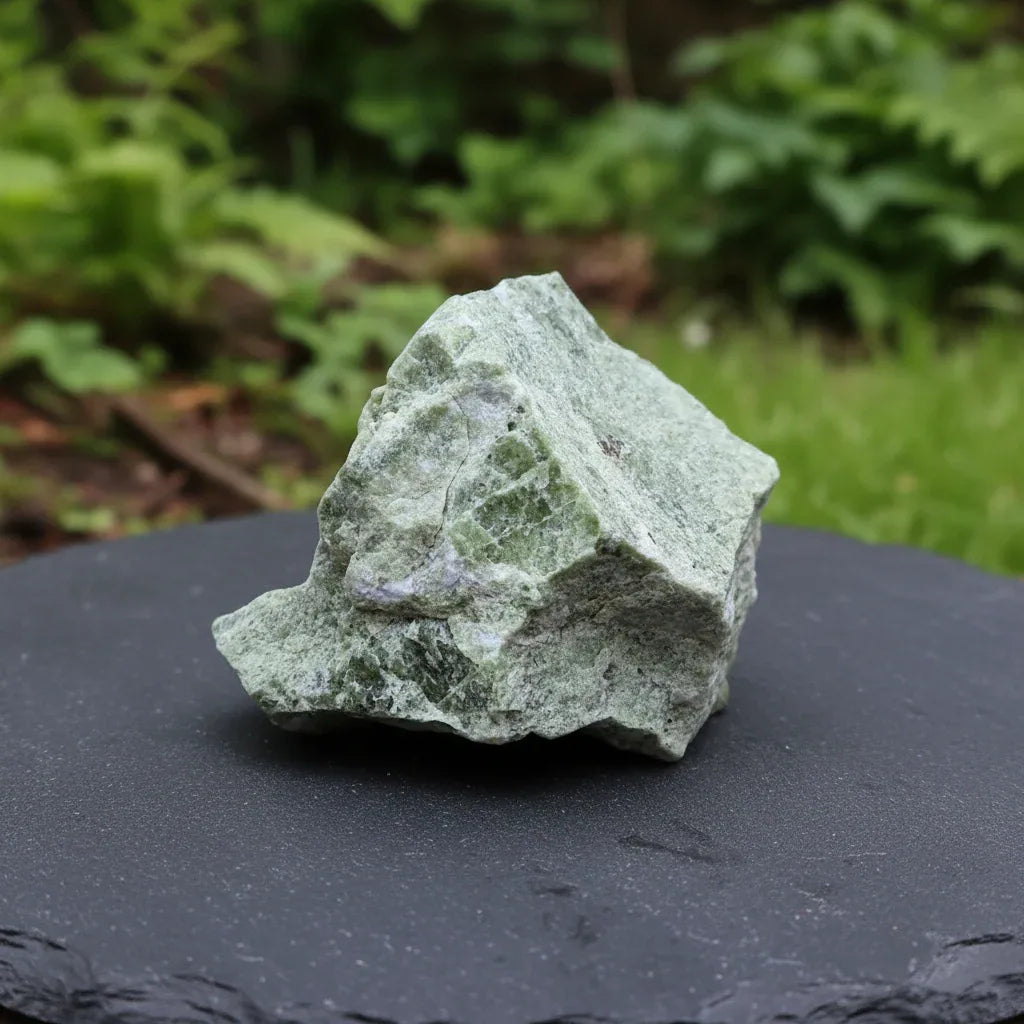 Vésuvianite, Calcite et Grenat grossulaire bruts 122g (MB524) - ENAE Minéraux